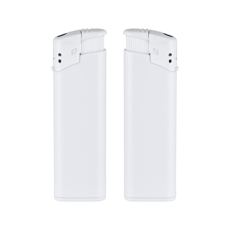 Feuerzeug TOM EB-15 weiss beidseitig